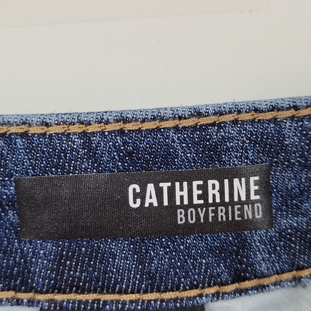 Kut From The Cloth Women's Jeans Catherine Boyfriend Distressed Size 16W Blue - Picture 9 of 11
